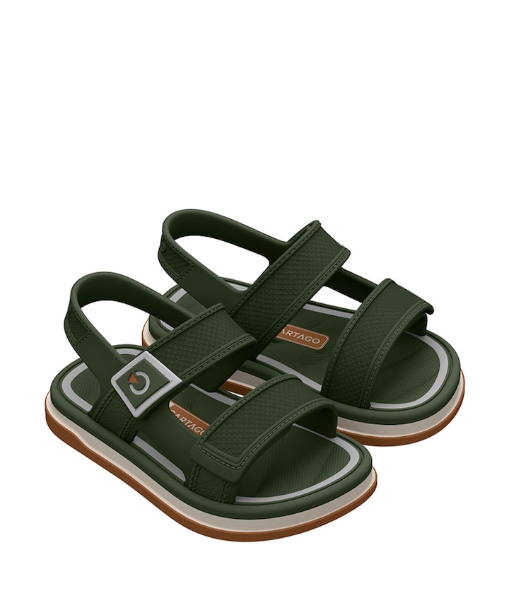 Cartago Malaga Baby jongens slippers groen