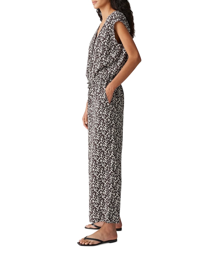 Moneli shadow jumpsuit bruin