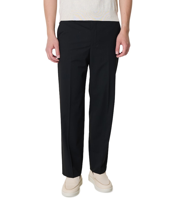 SLMRELAXED-LIAM TRS - NOOS heren broek zwart