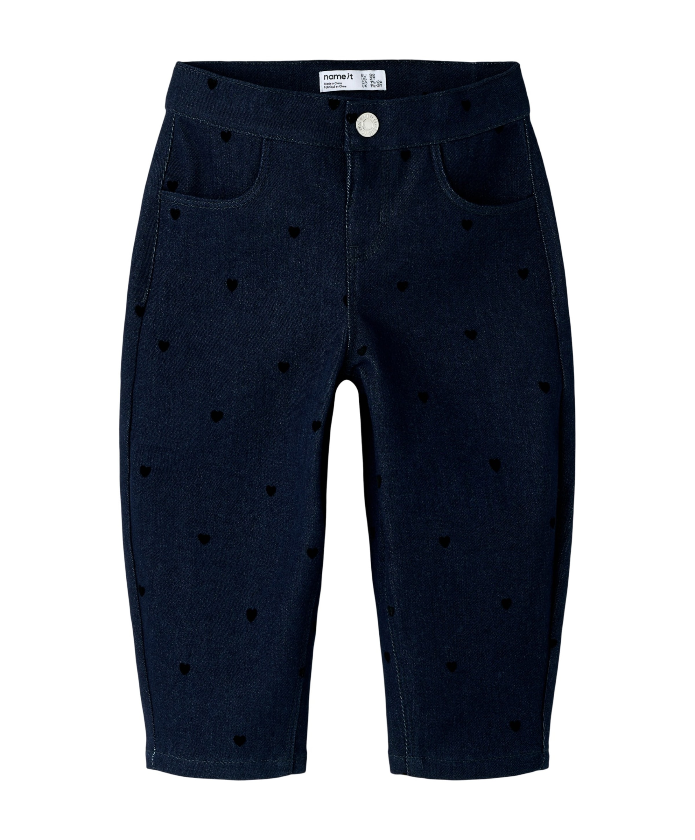 NMFBELLA BARREL ANK 4780-OM meisjes jeans blauw