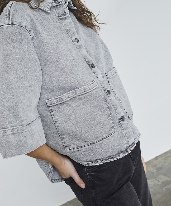 Blouse grijs