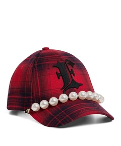 Dames cap rood