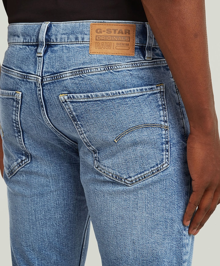 Mosa Straight heren jeans blauw