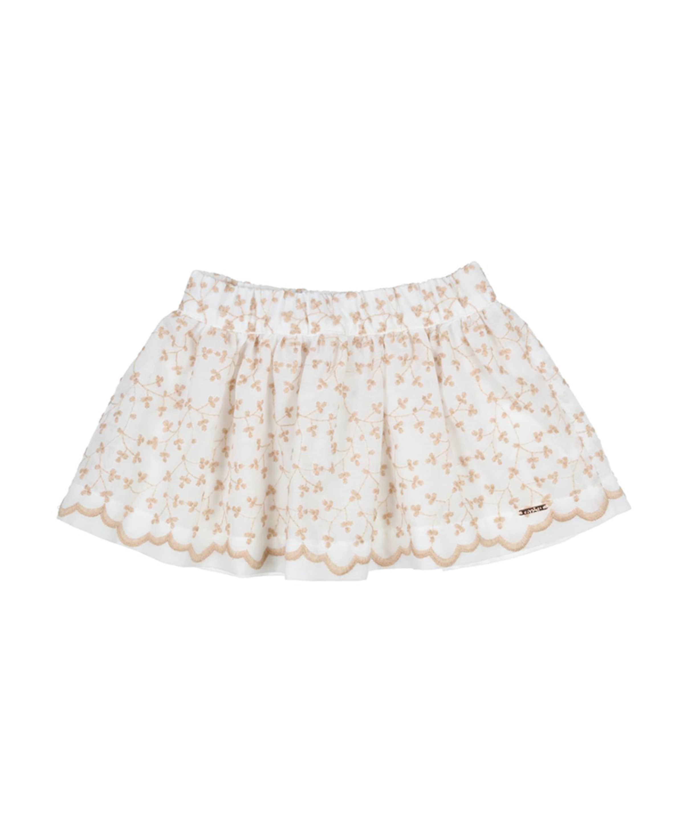 Meisjes rok ecru