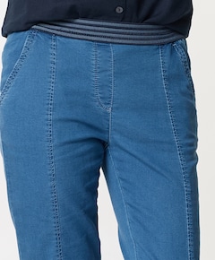 Sue Jogpant dames capri broek blauw