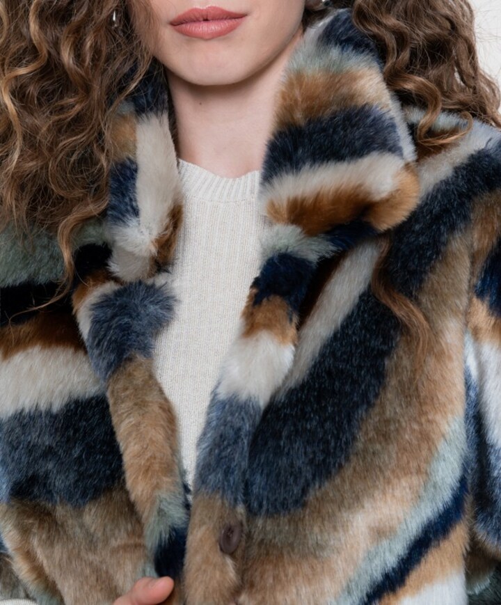 Dames gilet beige