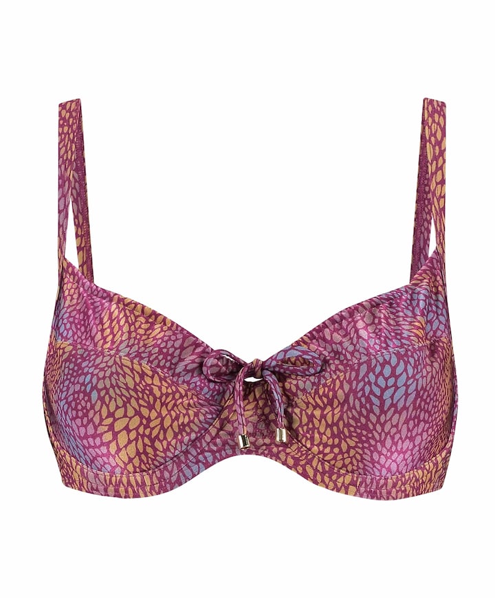 Dames bikinitop paars