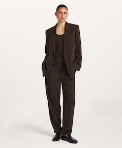 Dames blazer bruin