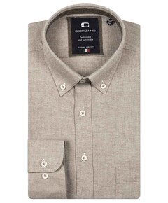 Heren overhemd lange mouw groen