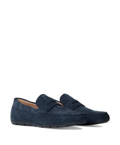 Zadok  heren moccasins blauw