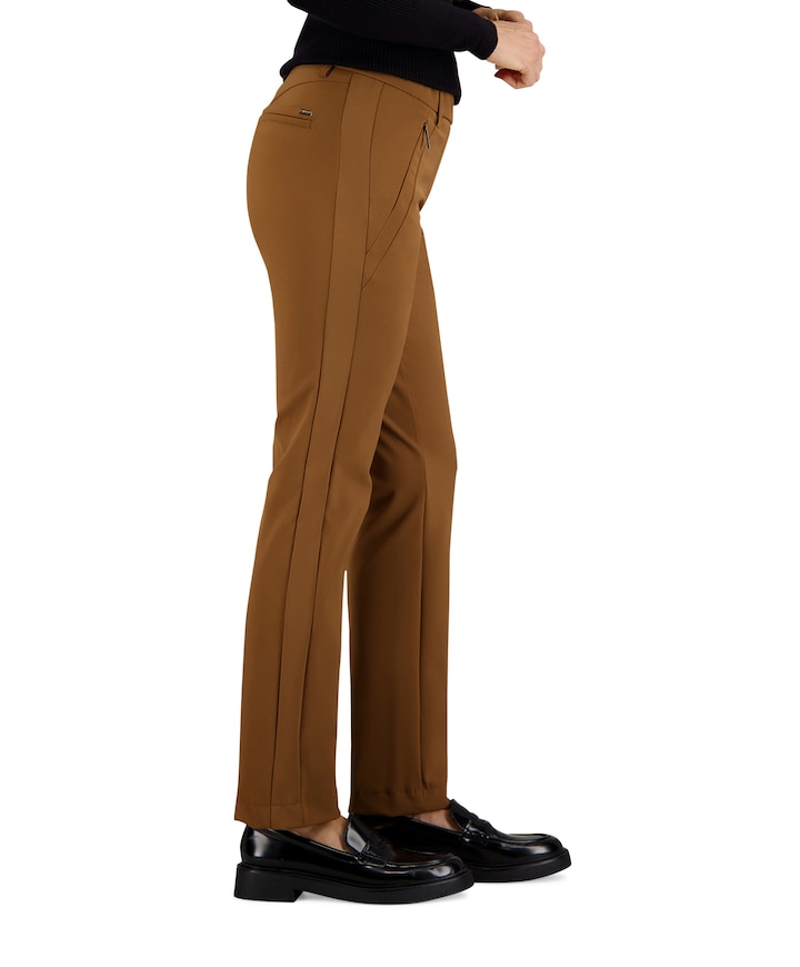 Pull On Slim dames broek bruin