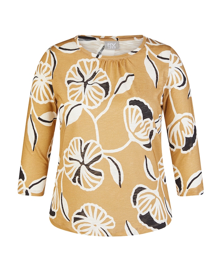 Dames longsleeve beige
