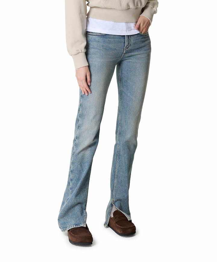 Page Rafter + Destroy dames jeans blauw