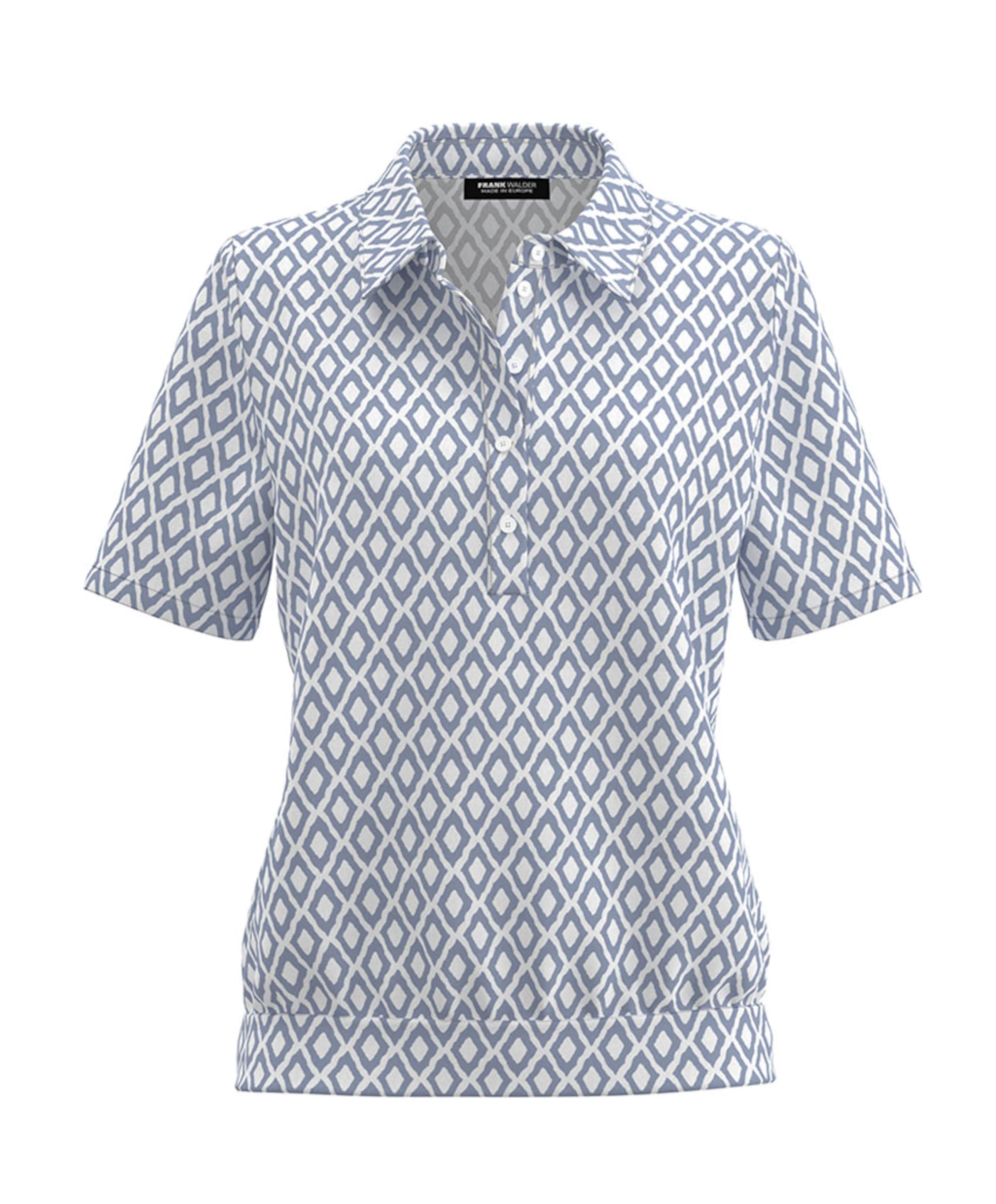Dames polo blauw