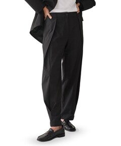 Pinstripe dames broek zwart