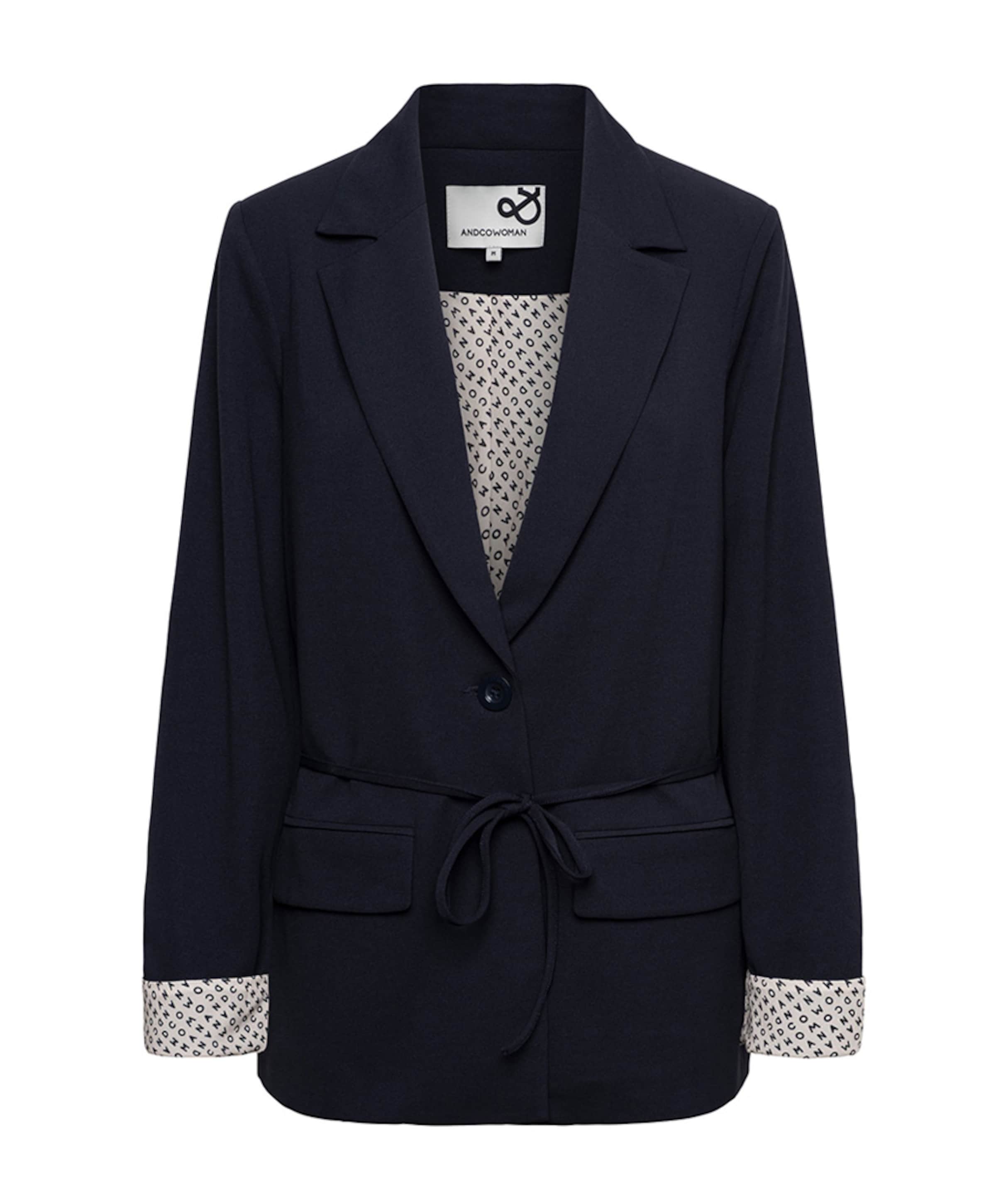 Dames blazer blauw