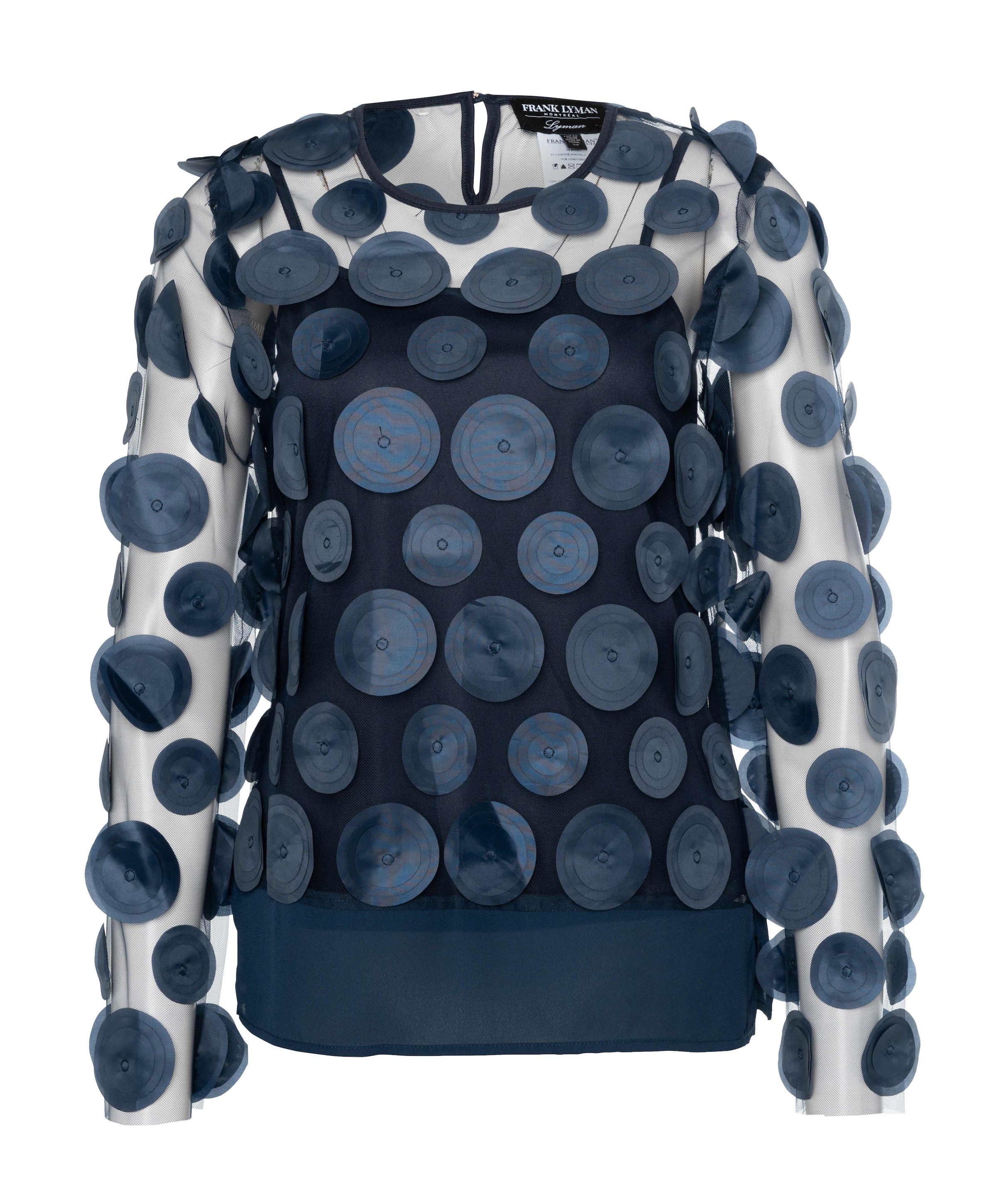 Blouse blauw