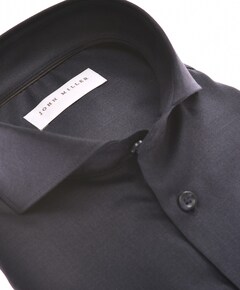 Overhemd lange mouw blauw