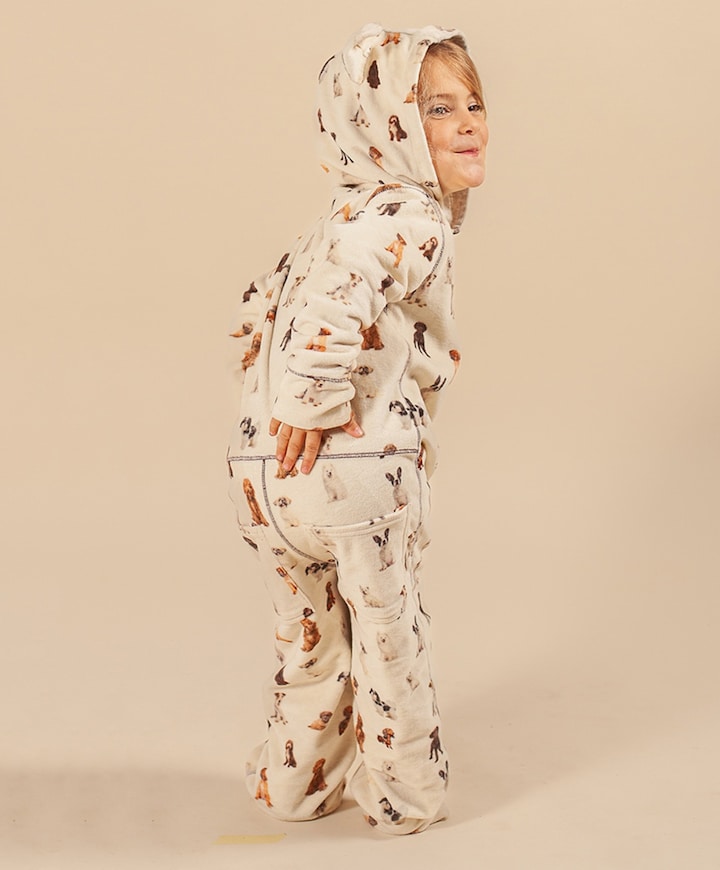 Uniseks pyjamaset  ecru