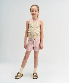 TNSamantha Denim meisjes korte broek roze