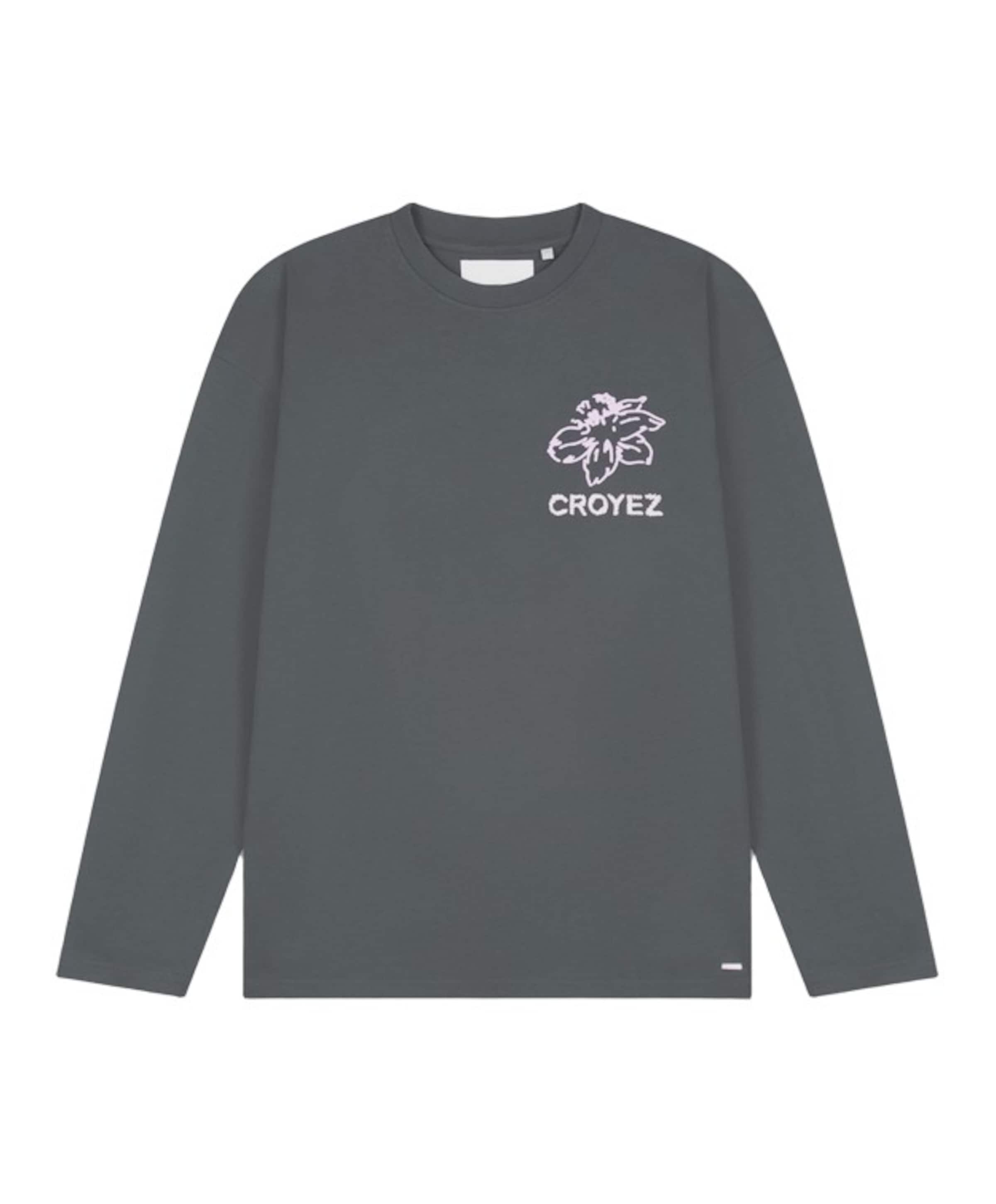Heren longsleeve grijs