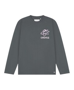 Heren longsleeve grijs