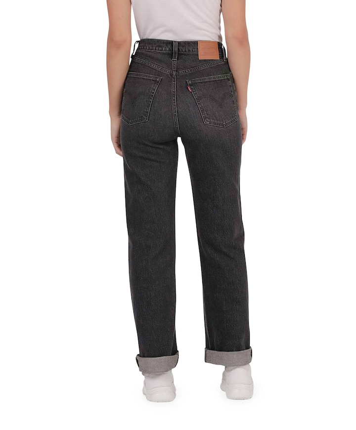 Ribcage full length broek zwart