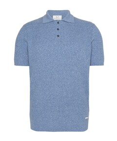 Heren polo blauw