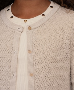 Meisjes vest beige