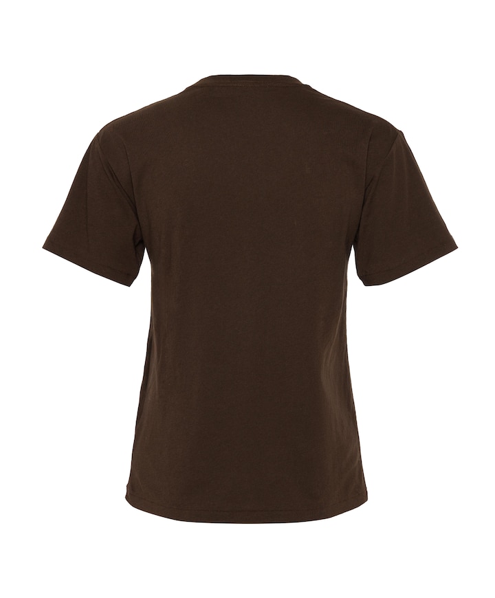 Dames T-shirt bruin
