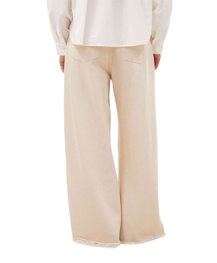 lux grain dames jeans wit