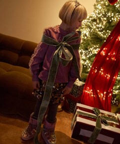 Blouse lange mouw paars