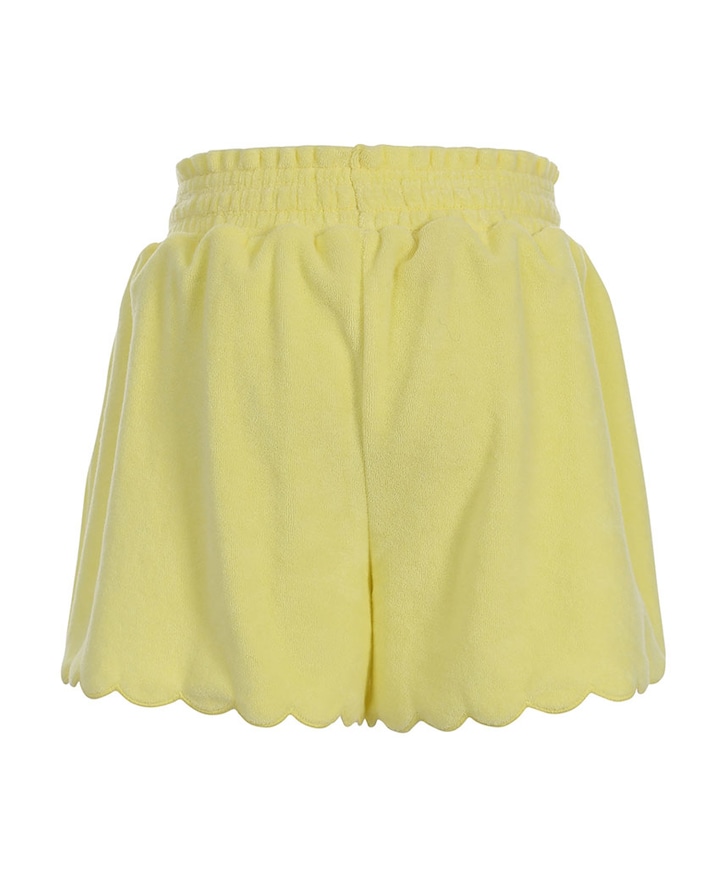 meisjes korte broek geel