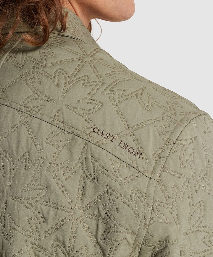 Heren overshirt groen