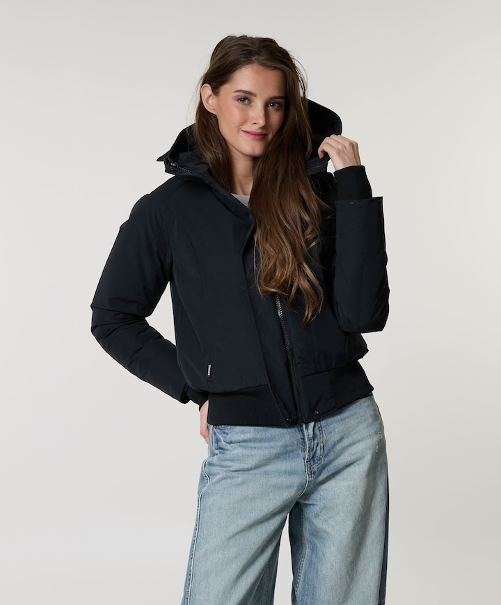 Dames jas blauw