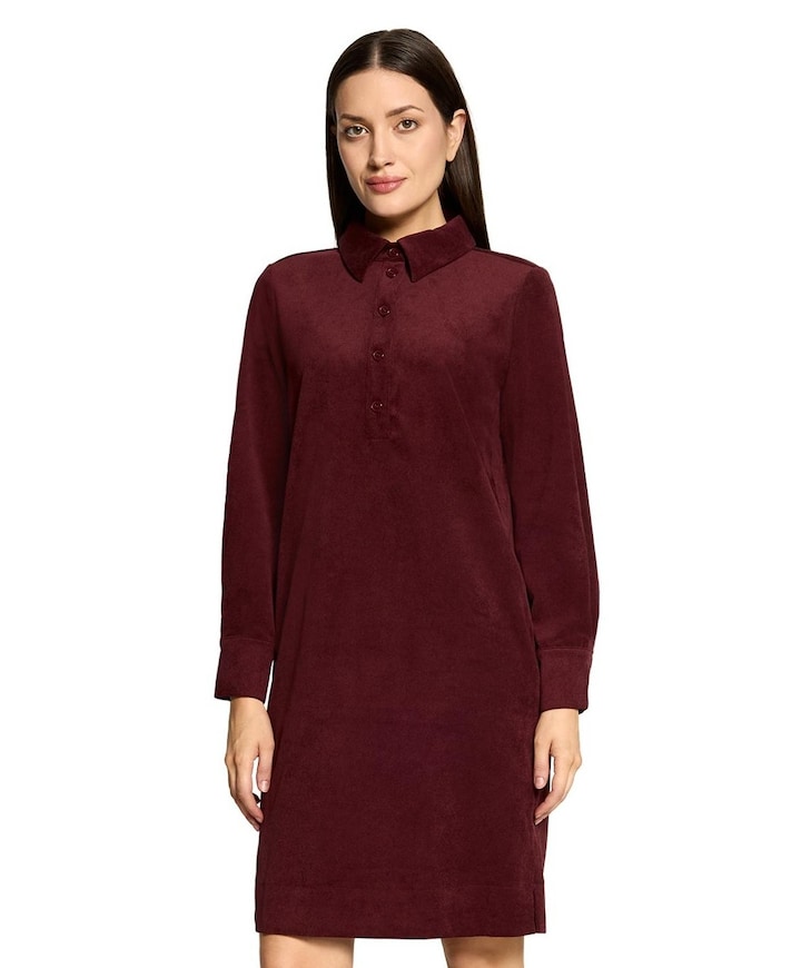 Dames jurk bordeaux