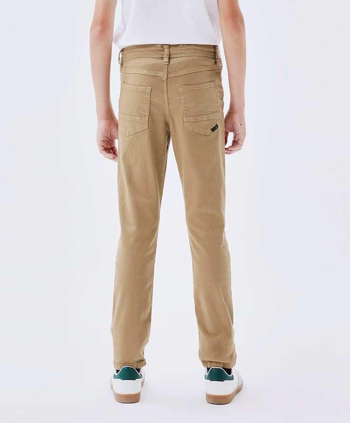 NKMTHEO TWITOP NOOS jongens broek beige