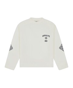 Uniseks longsleeve ecru