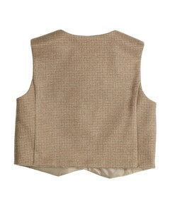Jongens gilet beige