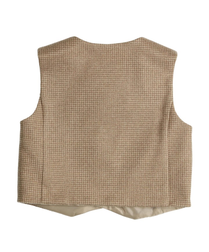 Jongens gilet beige