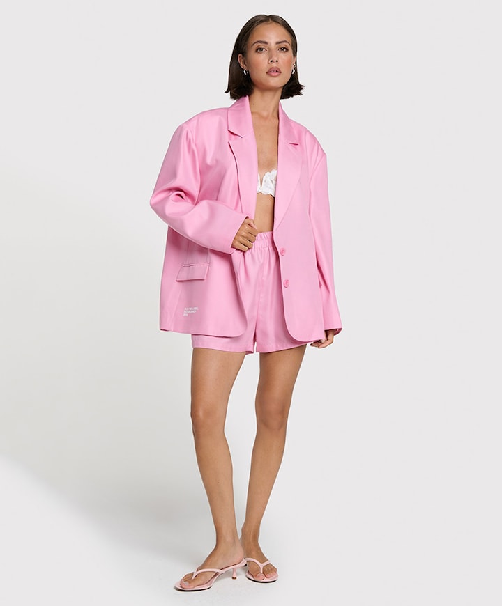 Dames blazer roze