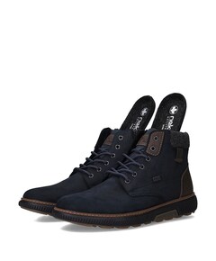 heren veterboots blauw