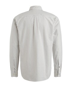 Heren overhemd lange mouw beige