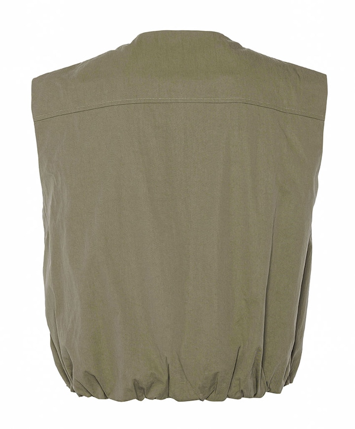 Dames gilet beige
