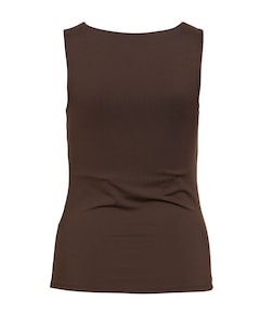 Dames top bruin