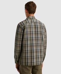 Heren overshirt blauw