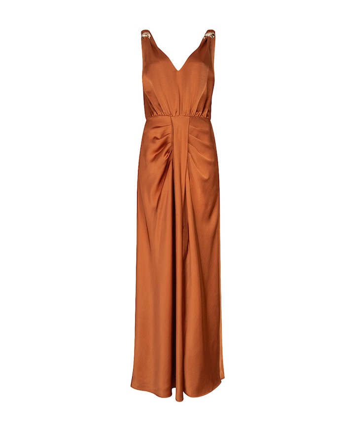 Dames jurk oranje