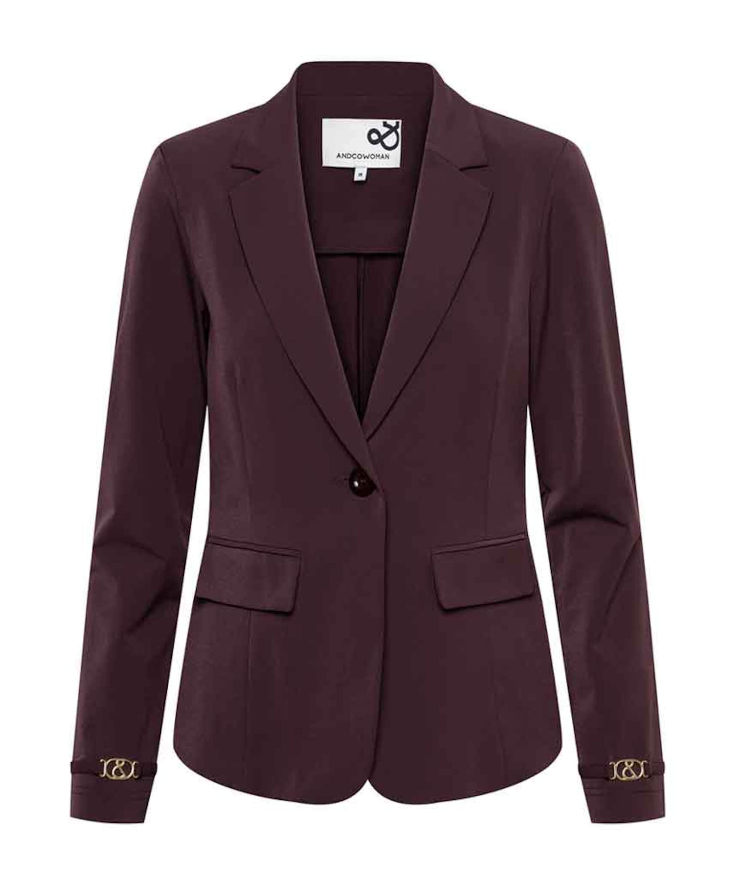 Dames blazer paars