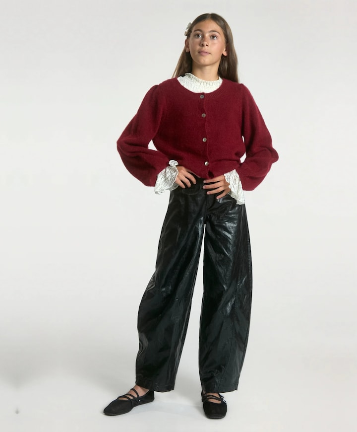 QUINN PU PU 621 G meisjes broek zwart