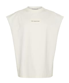 Heren singlet ecru